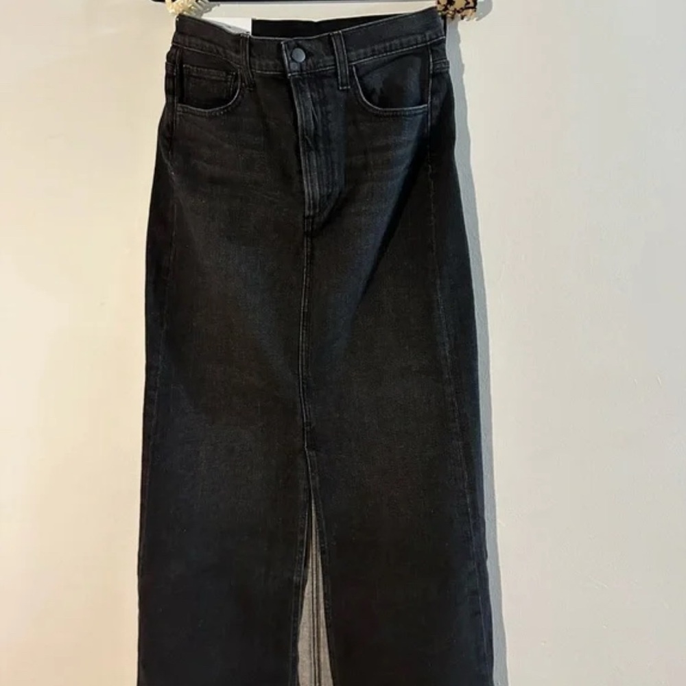 Joe's Jeans Black Denim Maxi Skirt